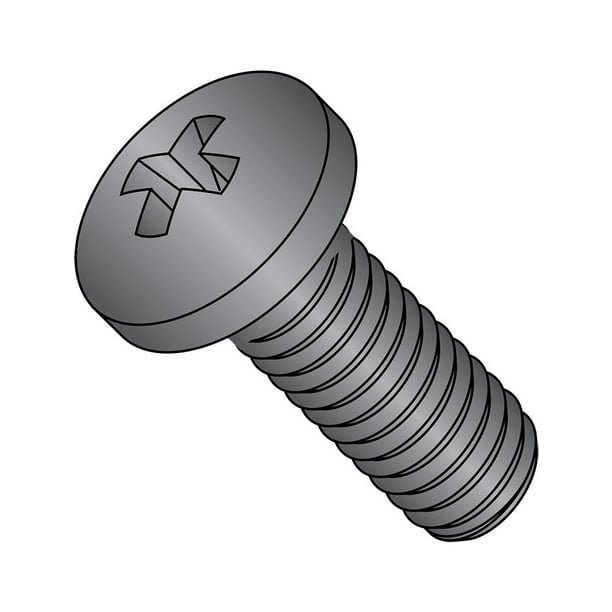 Black Oxide Finish #4-40 UNC Threads Meets ASME B18.6.3 Pack of 100 7/16 Length Fully Threaded Pan Head 18-8 Stainless Steel Machine Screw Phillips Drive Black Oxide Finish #4-40 UNC Threads Meets ASME B18.6.3 Pack of 100 7/16 Length Fully Threaded Pan Head 18-8 Stainless Steel Machine Screw Phillips Drive